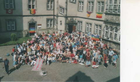 Photo de groupe de la RIDEF 2004 à Varenholz (Allemagne)